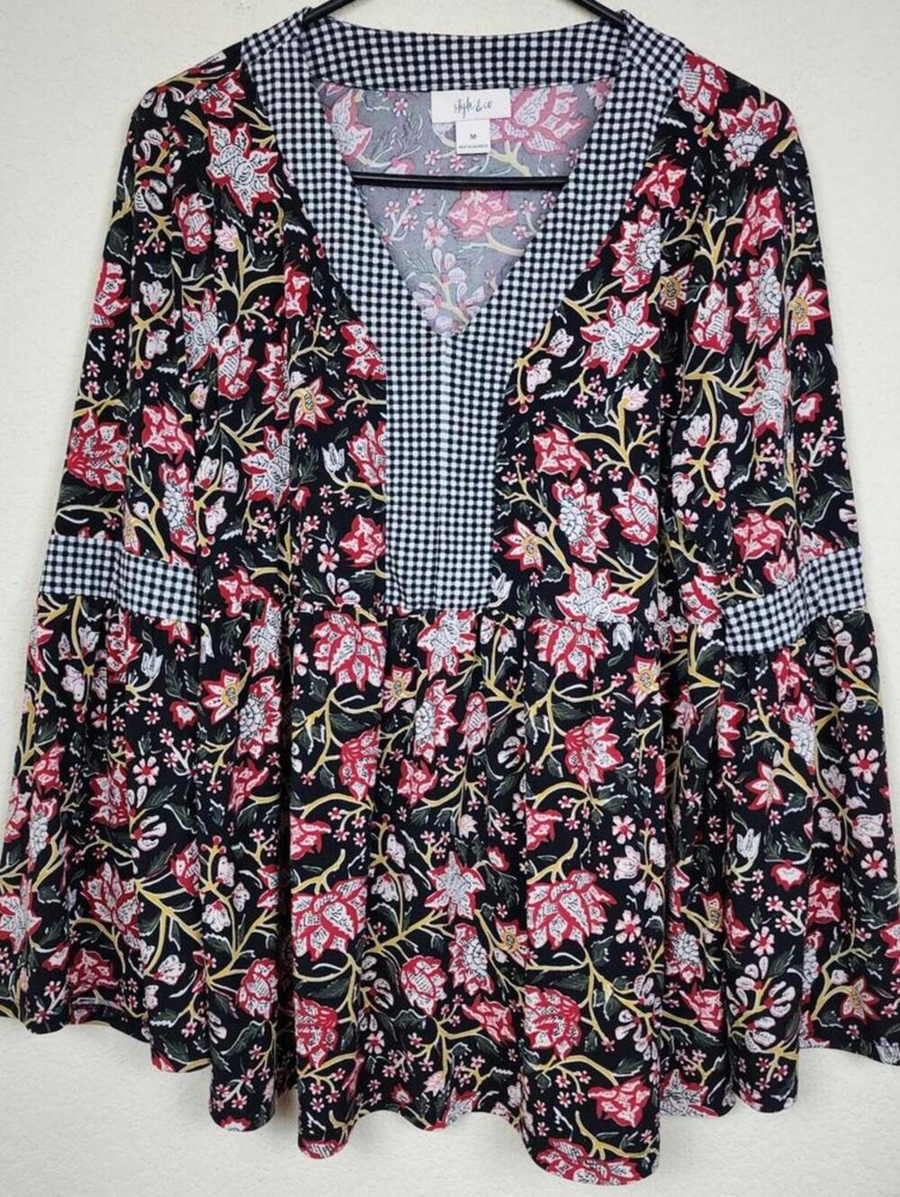 Boho Floral Medium Blouse